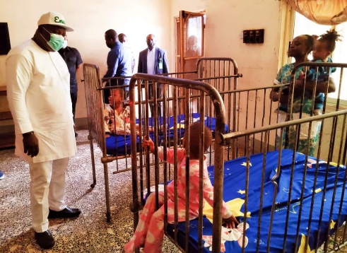 Gov. Ugwuanyi Visits Orphanages, Physically Challenged, Home for the Elderly