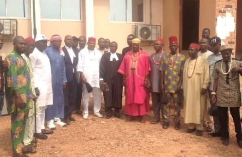 Obukpa-Community-and-Eze-Williams-Ezugwu-in-Solidarity-with-Hon.-Aleke-1 Hon. Aleke Vs UNN: Court Adjourns Ruling on Interlocutory Injunction