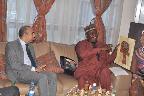 Otunba Olusegun Runsewe and Egyptian Ambassador to Nigeria, HE Amb. Ihab Awad
