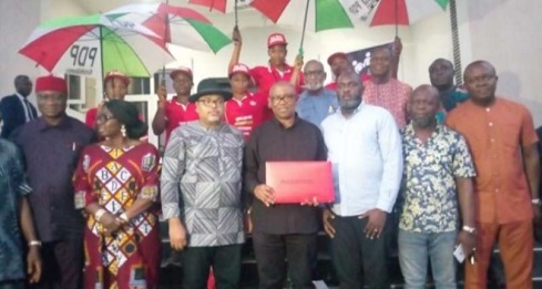 Group Delivers PDP Presidential Form to Peter Obi