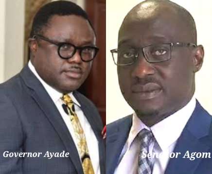 Governor Ben Ayade and Senator Jarigbe Agom