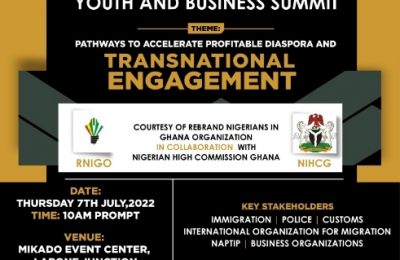 Nigerians In Ghana Set For The 2022 Youth And Business Summit