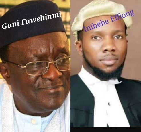 Gani Fawehinmi and Inibehe Effiong and Jail for Contempt