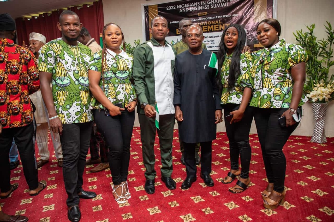 Amb. Ibok Ete Ekwe Ibas Speaks At Nigerians In Ghana Youth And Business Summit