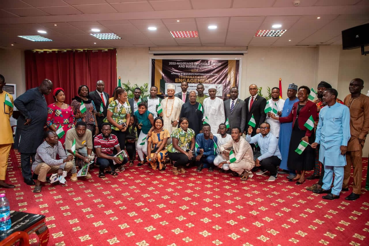 Amb. Ibok Ete Ekwe Ibas Speaks At Nigerians In Ghana Youth And Business Summit