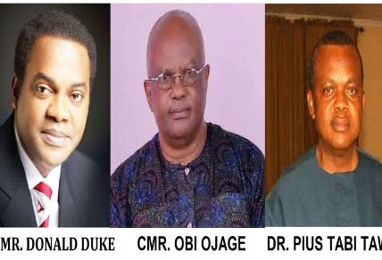 Donald Duke, Obi Ojage and Pius