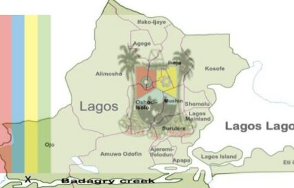 Lagos State map