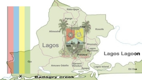 Lagos State map