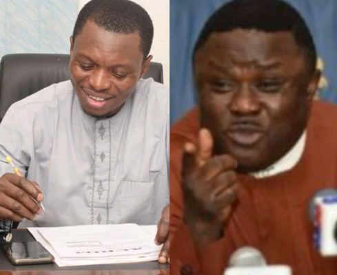 Combined Photos of Citizen Agba Jalingo and Governor Ben Ayade of Cross River State