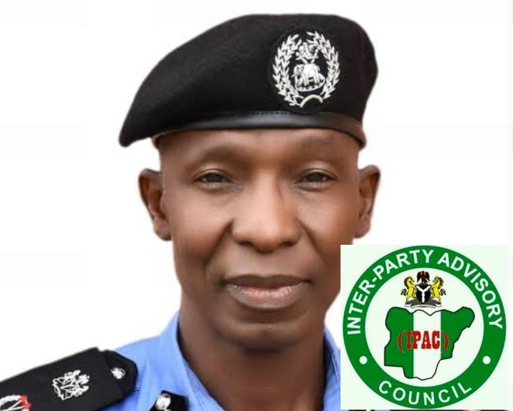Commissioner of Police, Ahmed Ammani and IPAC logo