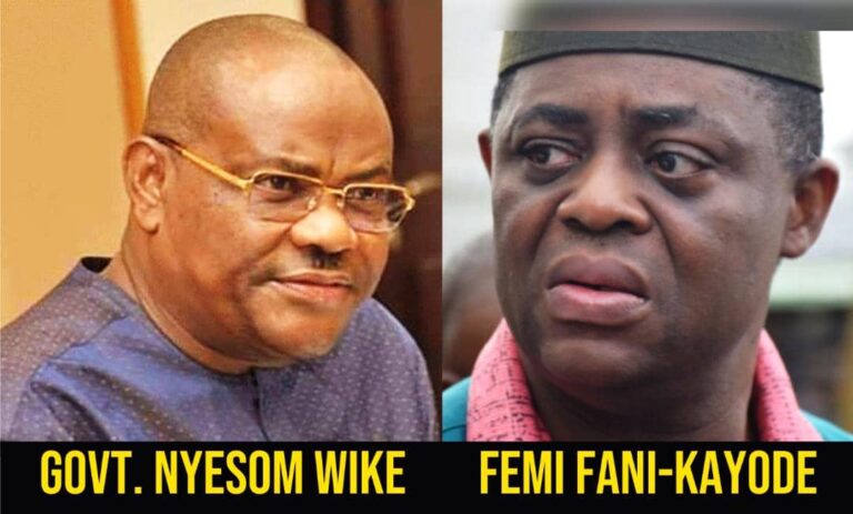 Nyesom Wike and Femi Fani-Kayode
