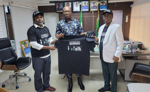 iWALK Initiative: PVC-Naija Team Visit Lagos CP Abiodun Alabi