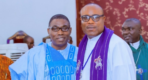 SDP Presidential Candidate Prince Adewole Adebayo Attends Send-Forth Programme Of Bishop John Eze