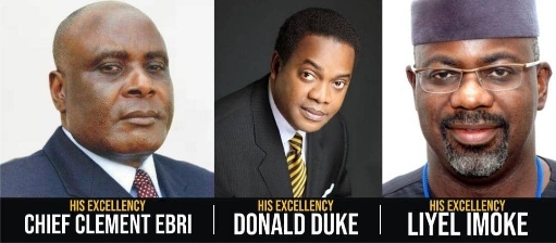 Social Media on Chief Clement David Ebri, Mr Donald Duke, and Senator Liyel Imoke