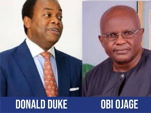 Donald Duke and Obi Ojage