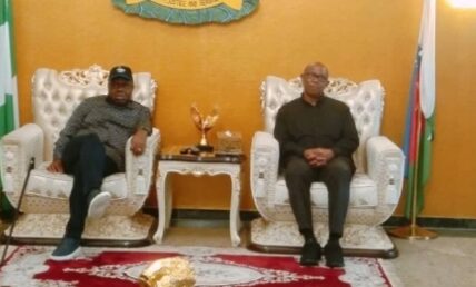 Governor Duoye Diri of Bayelsa State and Peter Obi Presidential Candidate of Labour Party
