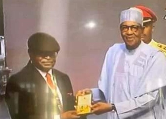 President Muhammadu Buhari Confers National Honour of Order of the Federal Republic (OFR) on Justice Ishaq Usman Bello of Zaria