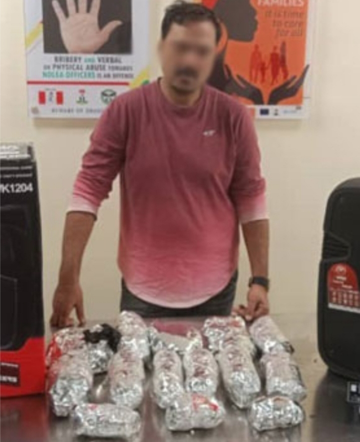 NDLEA Arrested Blind citizen of Niger Republic and Two nationals of Pakistan