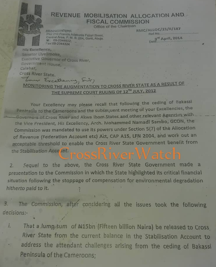 N500m Stabilization Fund: The Lie From Abuja And The Silence From Calabar