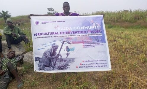 NGO, Anneozeng Ogozi Aid Foundation (AOAF) Floats Agricultural Intervention Project in FCT Community