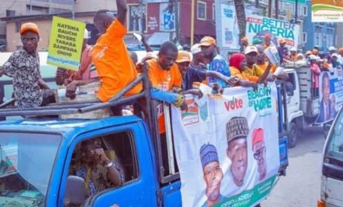 SDP Embarks Road Walk Campaign In Lagos, Solicits Votes For Adebayo, Other Candidates