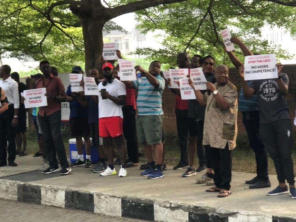 Residents On Lekky County Homes Estate Protest Against Management Company 