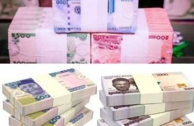 Nigeria's Naira Redesign versus Old and New Naira Notes Bundles