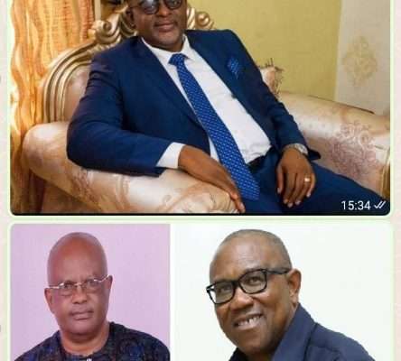 Prince Bassey Otu Of Cross River State APC, Comrade Obi Ojage and Peter Obi of Labour Party (LP)
