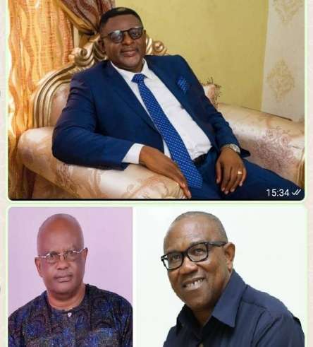 Prince Bassey Otu Of Cross River State APC, Comrade Obi Ojage and Peter Obi of Labour Party (LP)