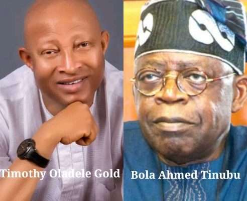 Dr Timothy Oladele Gold and Bola Ahmed Tinubu (BAT)