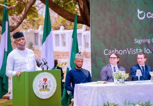Africa Can Become First Truly Green Civilization, Says Yemi Osinbajo As NSIA, Vitol Sign $50M Carbon Avoidance & Removal Initiative in Nigeria