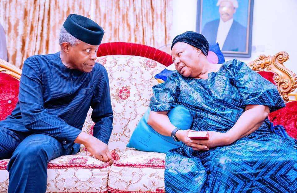 Condolence Visit: Why Gen. Diya Served Nigeria Forthrightly As Leader — Osinbajo Says, Recalls ex-CGS' Involvement In 2017 Praise Song Recording Project