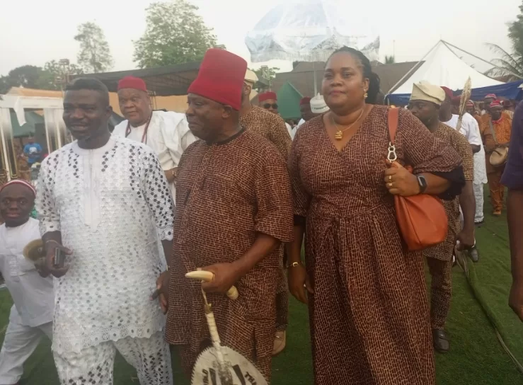 Monarch, Victor Umeh, Vita Abbah, Others Grace Funeral Ceremony For Late Ferotex Chairman's Brother, Oshaba Onu