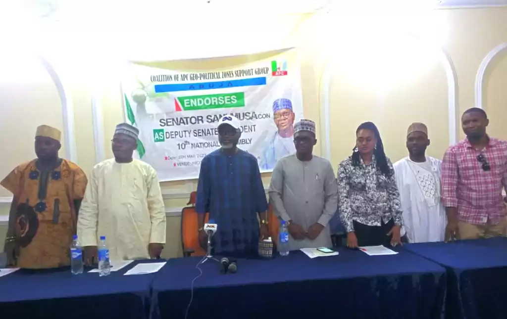 Leaders of the Coalition of APC Geopolitical Zones Support Group