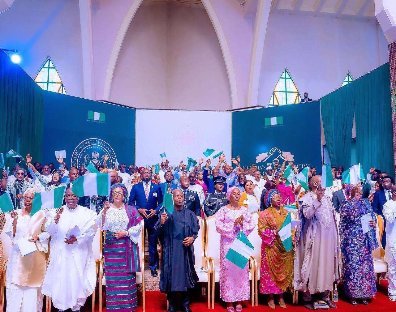 How Yemi Osinbajo Prayed For Bola Ahmed Tinubu, Kassim Shettima At 2023 Inauguration Service