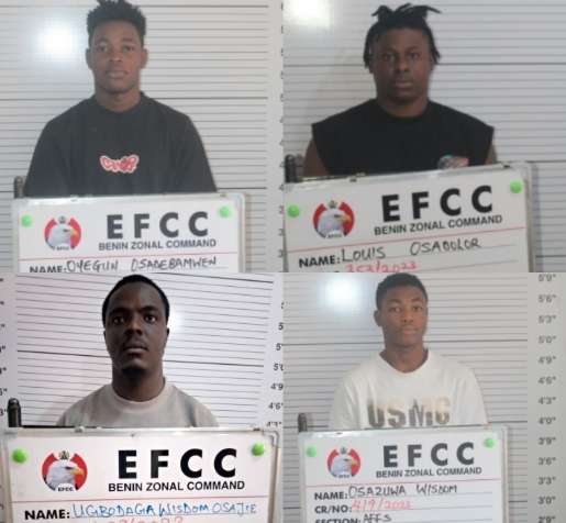 Court Sends Four Internet Fraudsters To Prison In Benin City