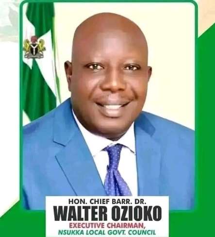 Chairman of Nsukka Local Government Area Dr Walter Ozioko
