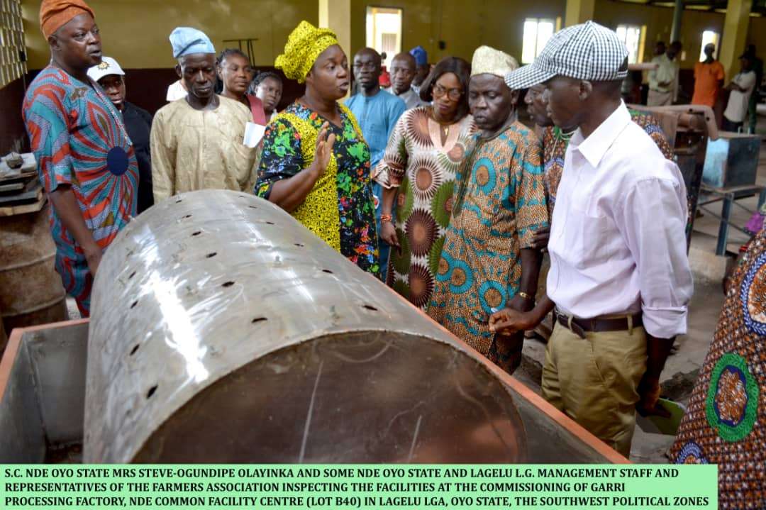 NDE Commissions Garri Processing Plant In Oyo