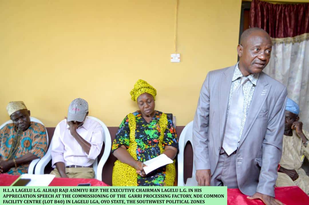 NDE Commissions Garri Processing Plant In Oyo