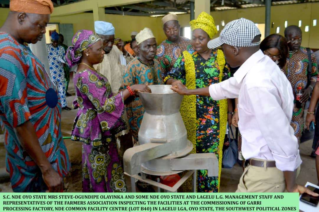 NDE Commissions Garri Processing Plant In Oyo