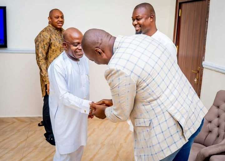 Obi Cubana Visits Abia Governor