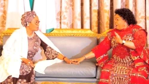 Former First Lady Patience Jonathan Meets First Lady Remi Tinubu, Says “It's Your Turn”