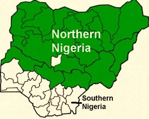 Map of Northern Nigeria