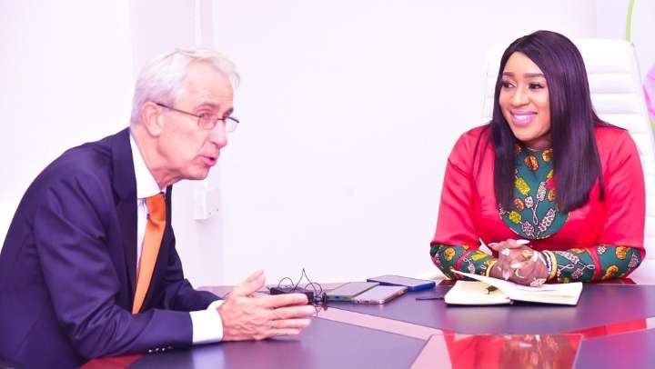 Dr Betta Edu and Ambassador Wouta Plomp