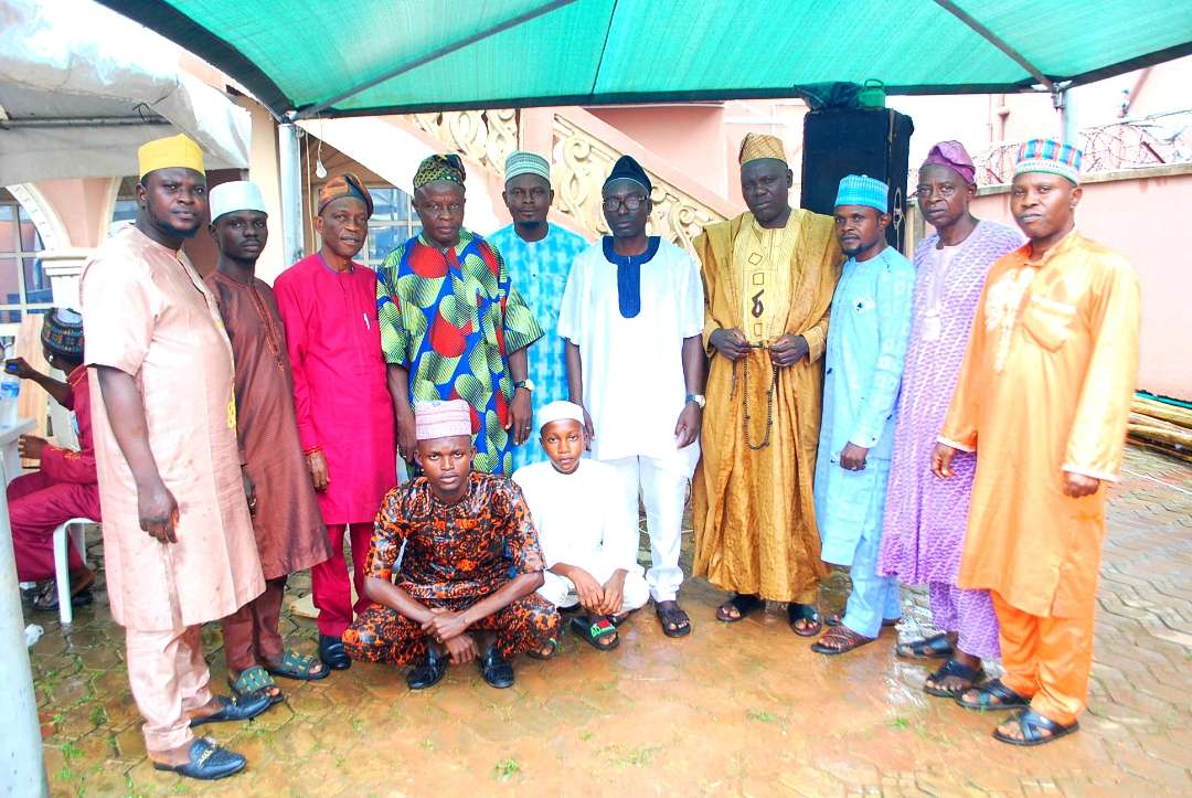 Awa Bamiji and Civil Society Organisations' Leaders At Fidau Prayer for His Late Mother