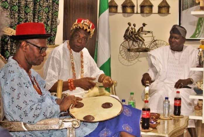 Ata-mmanya Of Ossamala Visits Nigerian Culture House, Eulogize Runsewe