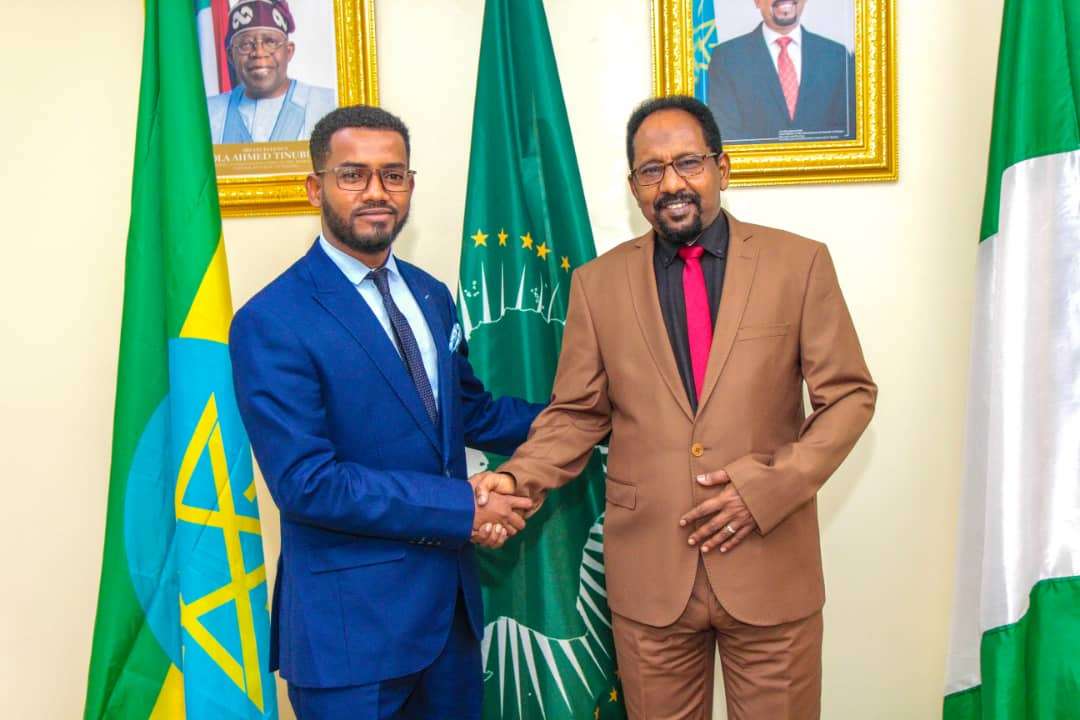 Awards Zeru Gebrelibanos Arrives Nigeria, Meets Ethiopian Ambassador The Street Reporters