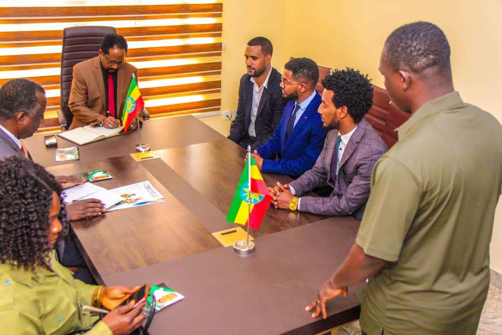 Awards Zeru Gebrelibanos Arrives Nigeria, Meets Ethiopian Ambassador The Street Reporters