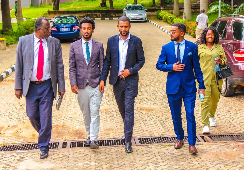 Awards Zeru Gebrelibanos Arrives Nigeria, Meets Ethiopian Ambassador The Street Reporters