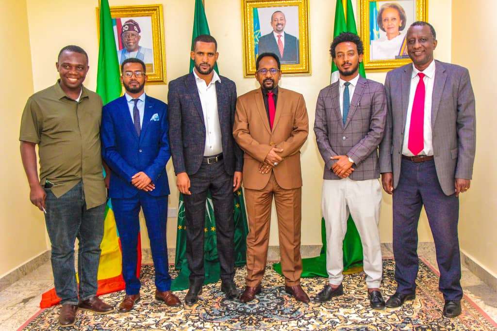 Awards Zeru Gebrelibanos Arrives Nigeria, Meets Ethiopian Ambassador The Street Reporters